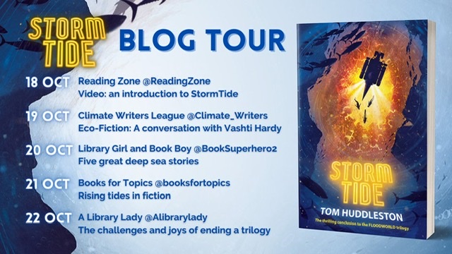 StormTide by Tom Huddleston Blog Tour | Library Lady